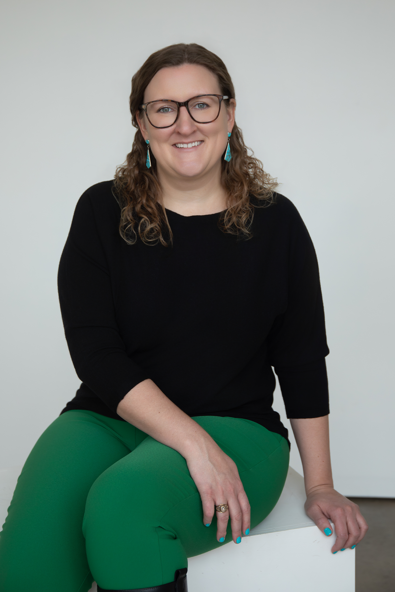 Sara Turbyfill, founder and creative director of Agavara, a creative brand studio in Parker, Colorado.
