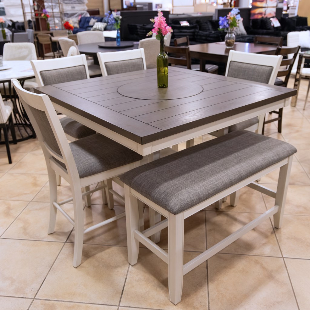 Dining room furniture showroom photographer.